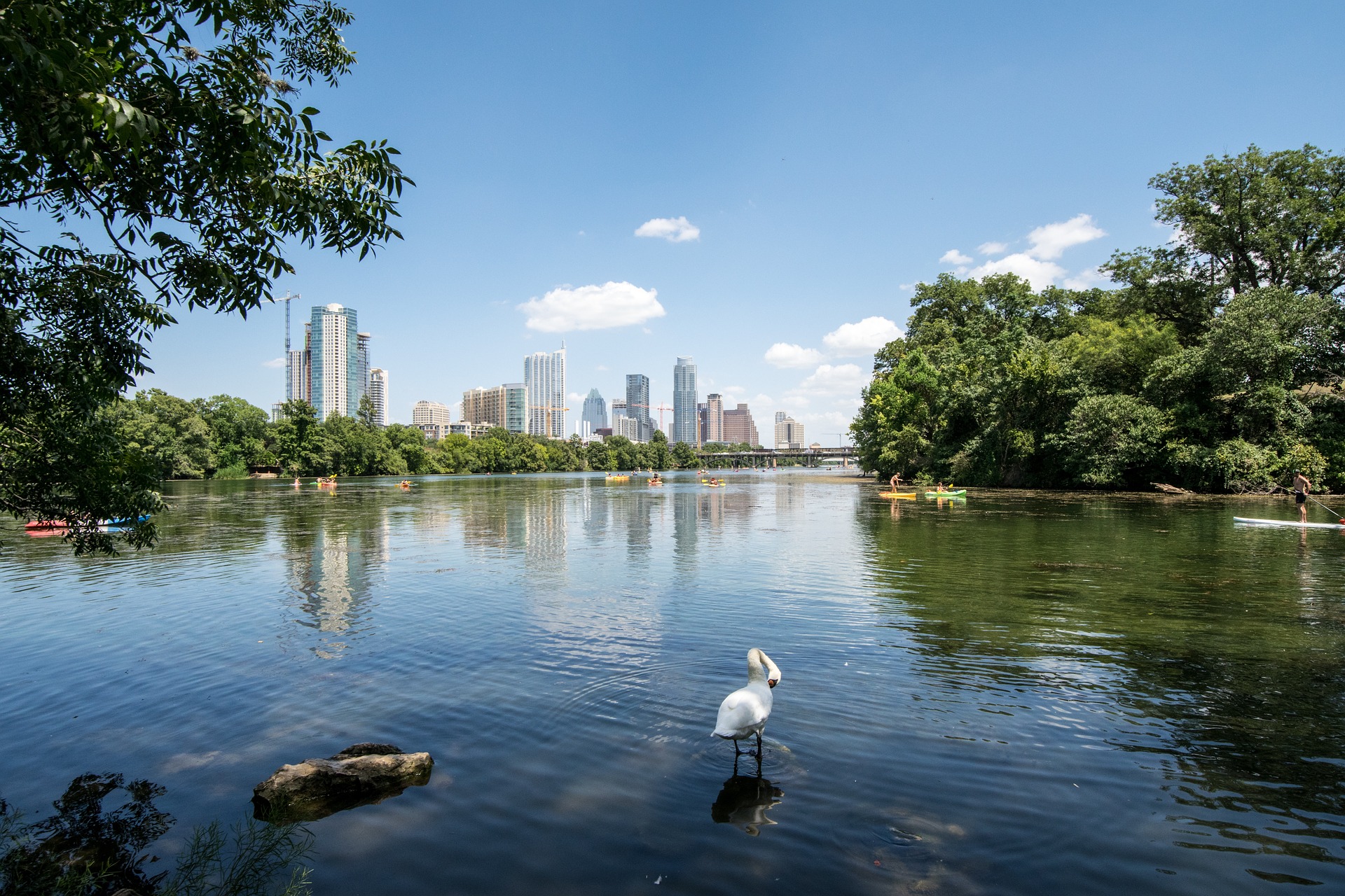 Goodbye dreary winter skies! Austin has beautiful weather all year round. 